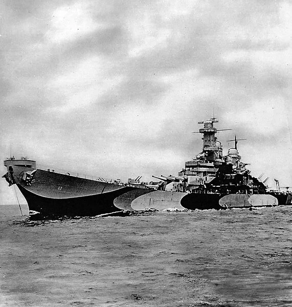 USS Missouri; Second World War, 1945