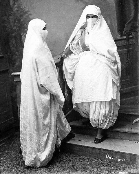 Veiled women, Algeria, North Africa
