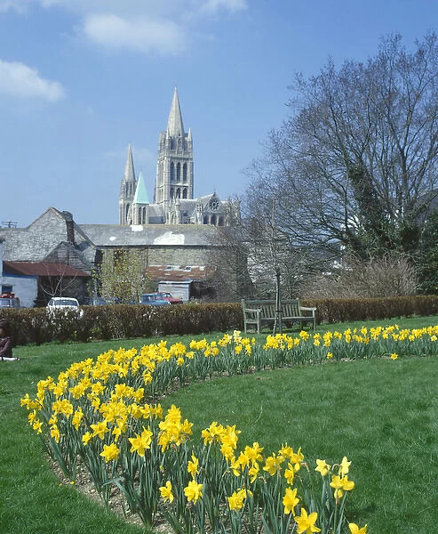 View of Truro Cathedral, Truro, Cornwall