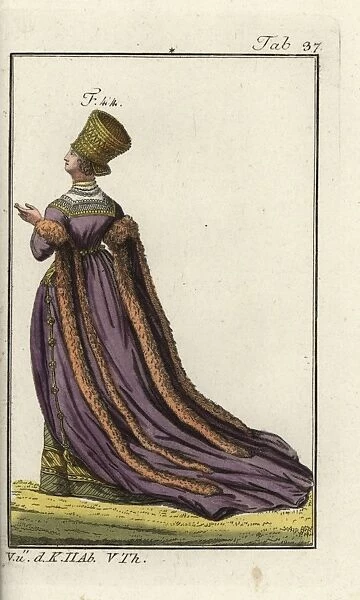 Wedding dress of a woman of Nuremberg, 1577