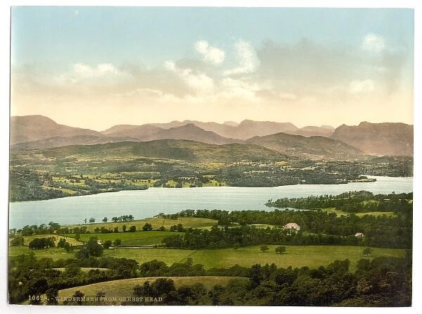 Windermere, from Orrest Head, Lake District, England