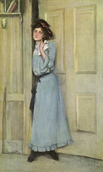 Woman in doorway, 1904