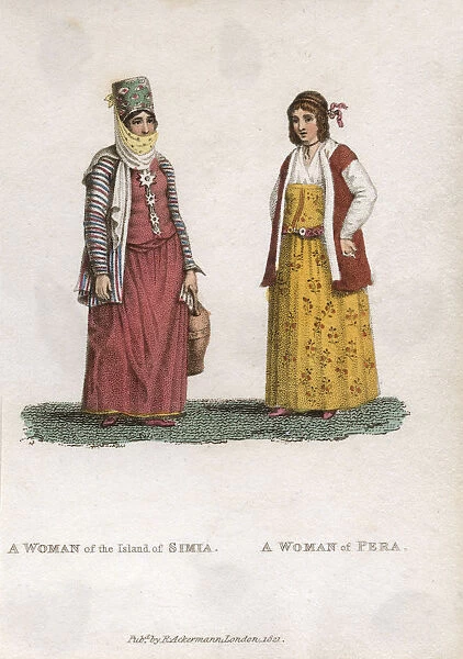 Woman from Simia and a Woman of Pera (Istanbul)