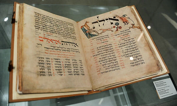 Worms Mahzor. Prayer book for Jewish holidays. 13th century