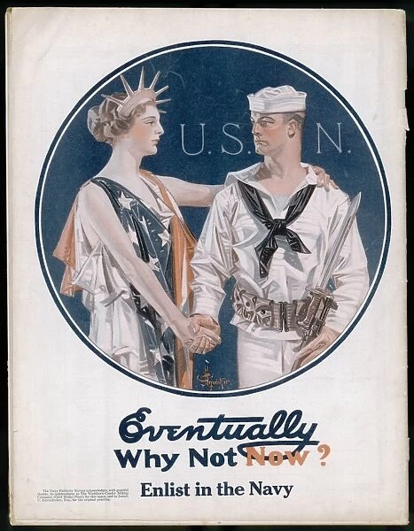 Ww1  /  1917  /  Us Navy Poster