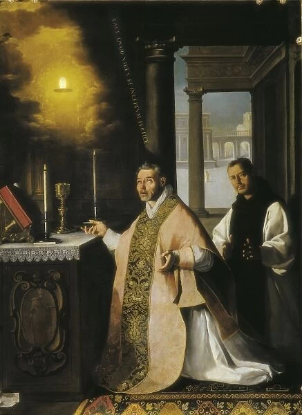 ZURBARAN, Francisco de (1598-1664). The Mass