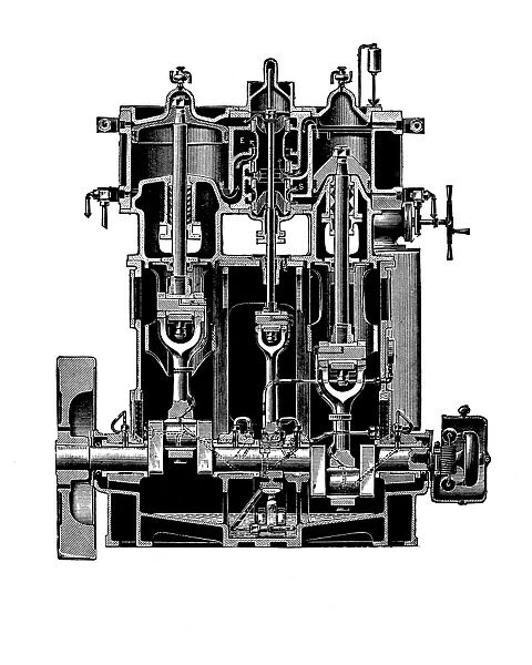 Belliss and Morcom Steam Engine