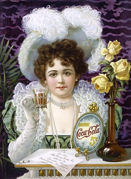 Coca-Cola advert, 1890s C016  /  8823