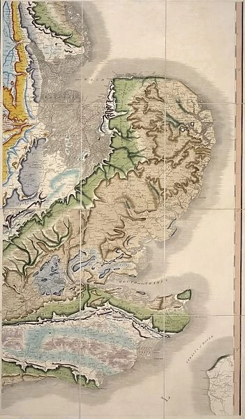 First geological map of Britain, 1815 C016  /  5681