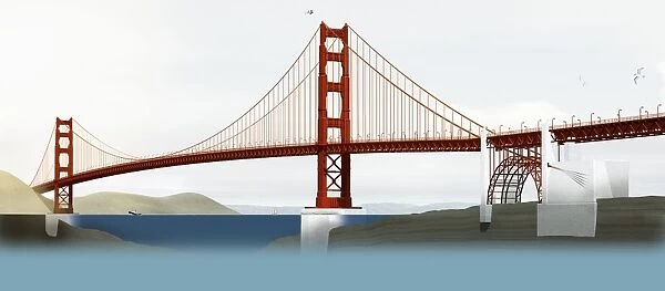 Golden Gate Bridge, artwork C016  /  7685