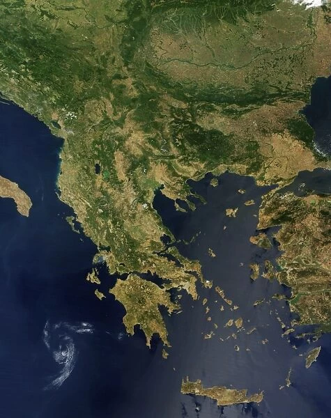 Greece, satellite image C016  /  3876