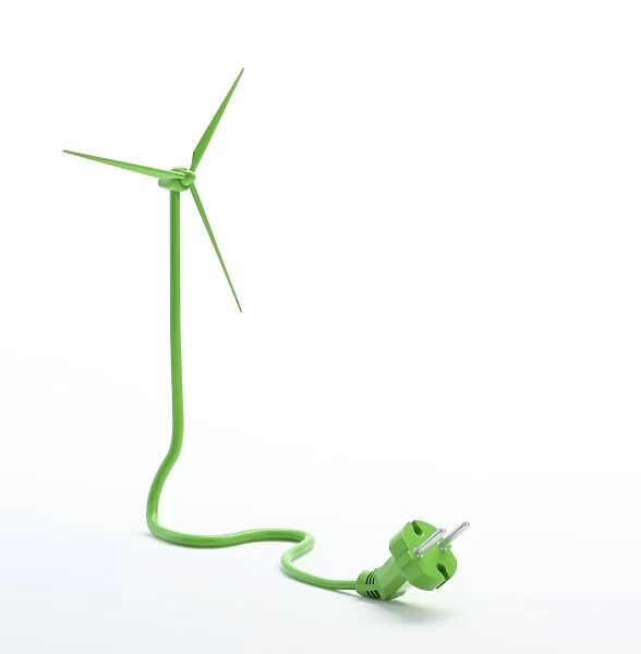 Green energy, conceptual artwork F006  /  3950