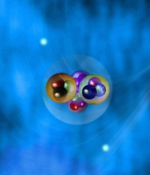 Helium atom, conceptual model C013  /  5601