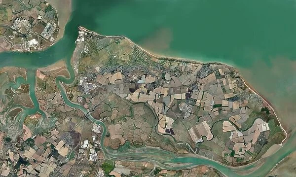 Isle of Sheppey, UK, aerial view C014  /  6171