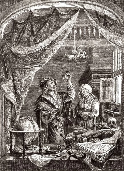 Medical alchemist, 18th century