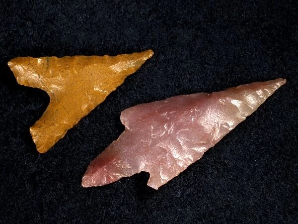 Neolithic flint arrowheads C014  /  1032