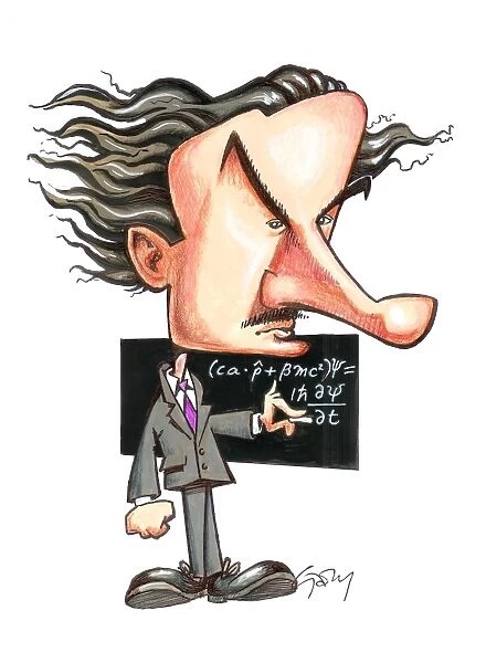 Paul Dirac, caricature C013  /  7596