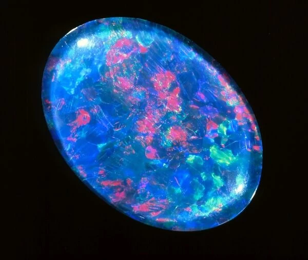 Single piece of blue opal
