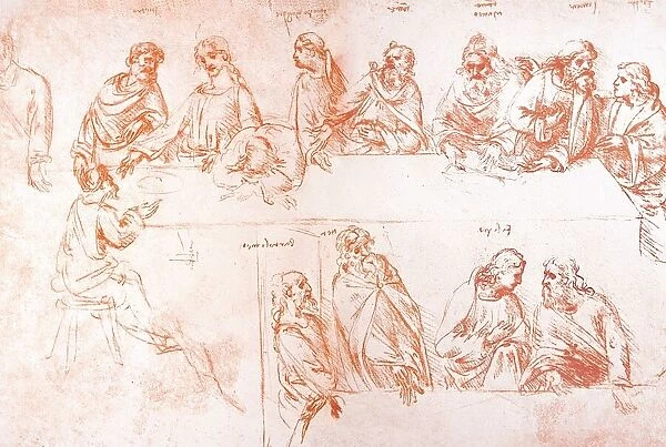 Sketch for the Last Supper