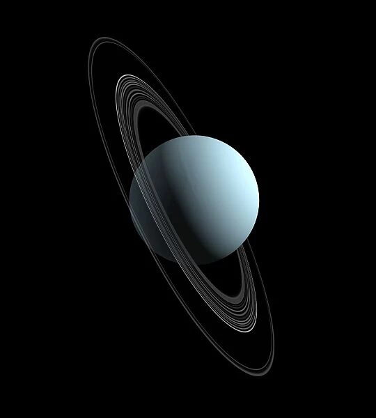 Uranus from space, artwork C017  /  7372