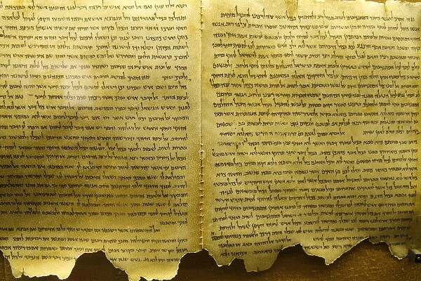 Dead Sea scrolls, Qumran, Israel, Middle East