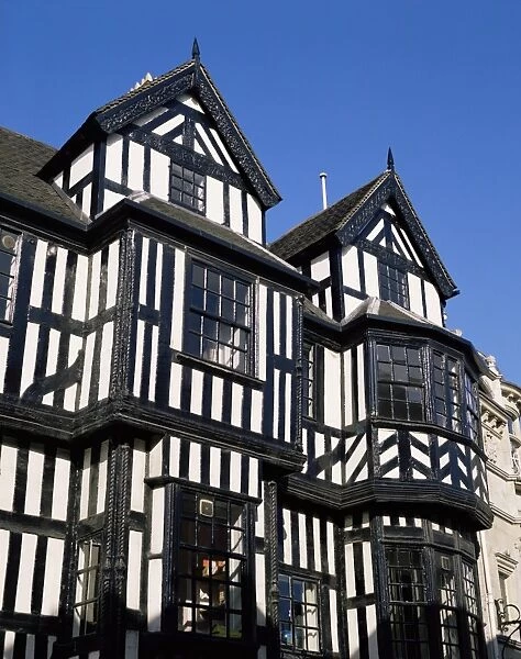 Elizabethan timber framed building, Shrewsbury, Shropshire, England, United Kingdom