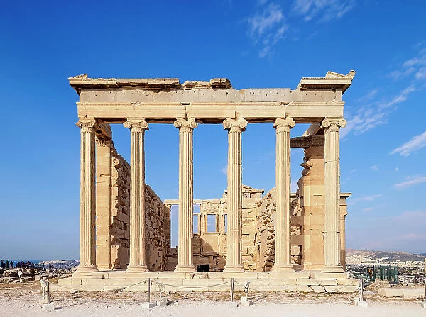Erechtheion, east facade, Acropolis, UNESCO World Heritage Site, Athens, Attica, Greece, Europe