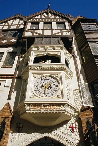 London Court clock, a popular meeting point, Perth, Western Australia, Australia, Pacific