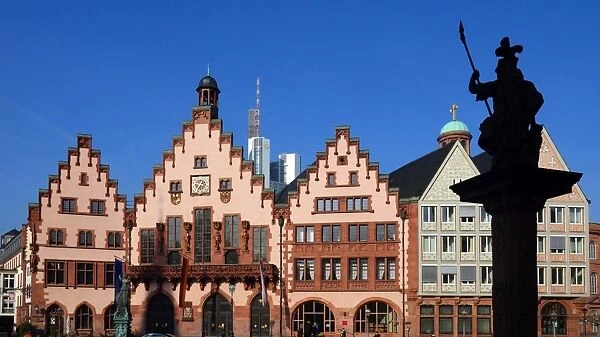 Town Hall Roemer, Frankfurt am Main, Hesse, Germany, Europe