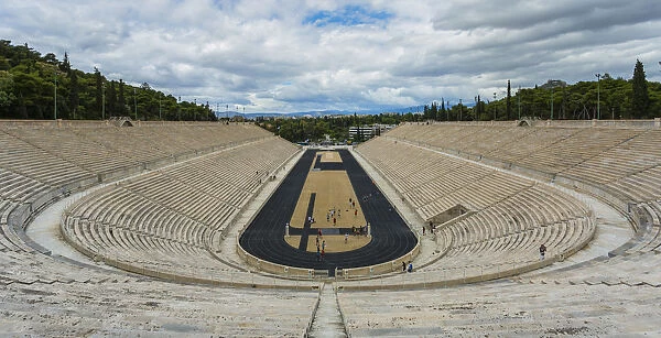 Ancient Greek Olympic Stadium in Athens, Greece
