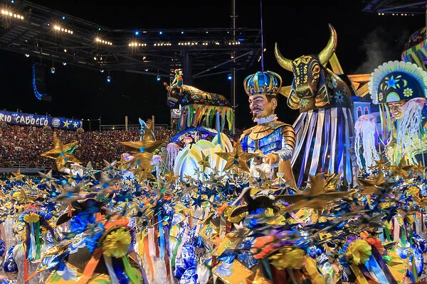 Brazil, Amazonas state, Brazilian Amazon, Parintins, Boi Bumba festival