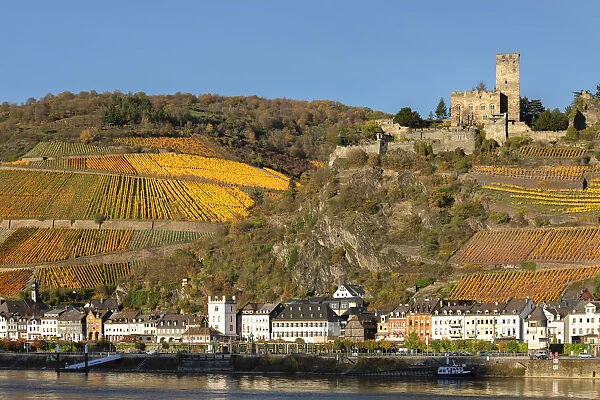 Burg Gutenfels, Kaub, Rhine Valley, Rhineland-Palatinate, Germany