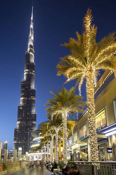 Burj Khalifa (worlds tallest building), Downtown, Dubai, United Arab Emirates