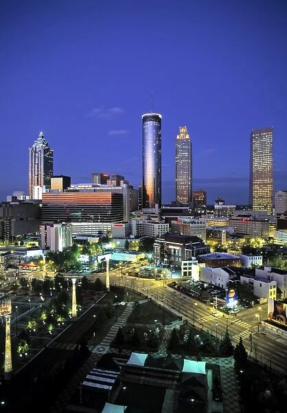 Downtown skyline of Atlanta