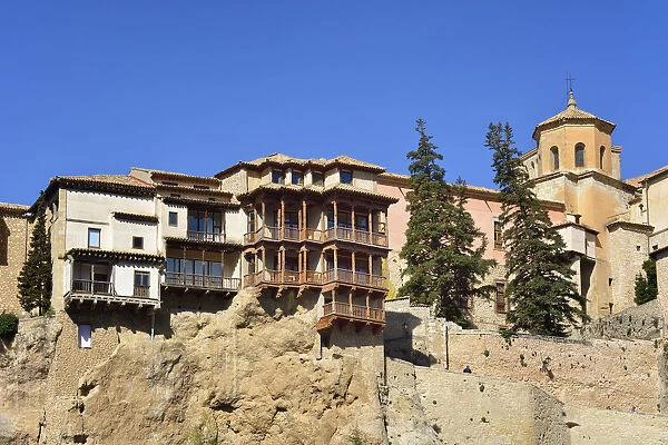 The Hanging Houses (Casas Colgadas) dating back to the 15th century, in the walled