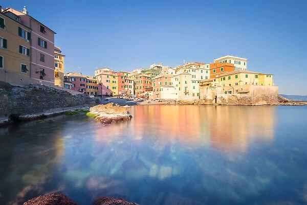The little port of Boccadasse, Genoa, Liguria, Italy