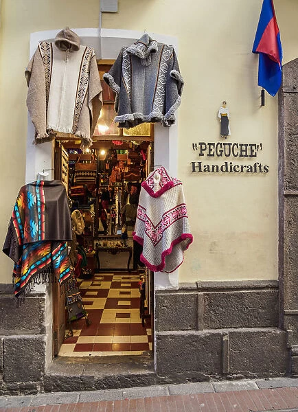 Peguche Handicrafts Shop, La Ronda Street, Old Town, Quito, Pichincha Province, Ecuador