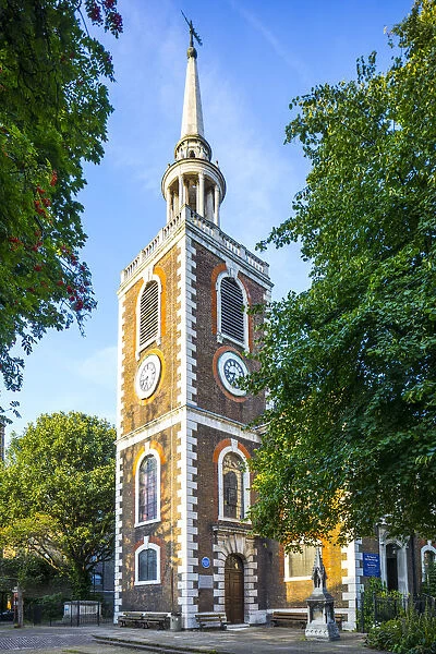 St. Marys church, Rotherhithe, London, England, UK - the Pilgrim Fathers