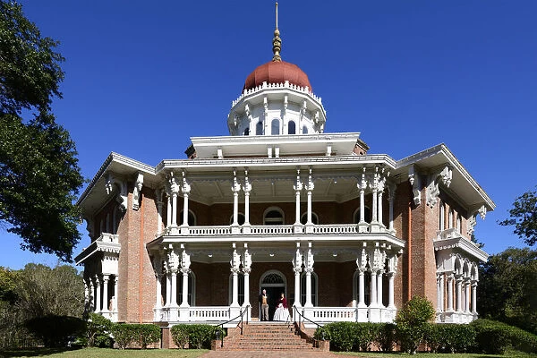 USA, Deep South, Mississippi, Natchez, Longwood, historic antebellum octagonal mansion