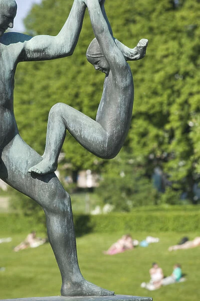 20084719. NORWAY Oslo Statue by Gustav Vigeland in Vigeland Park