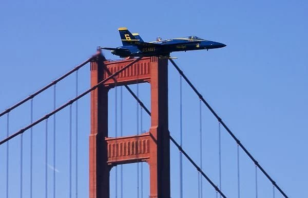Blue Angels flyby during 2006 Fleet Week performance in San Francisco
