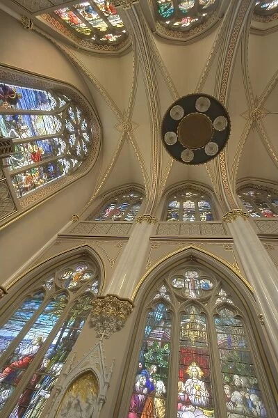USA, Montana, Helena. Interior of Saint-Helena Cathedral