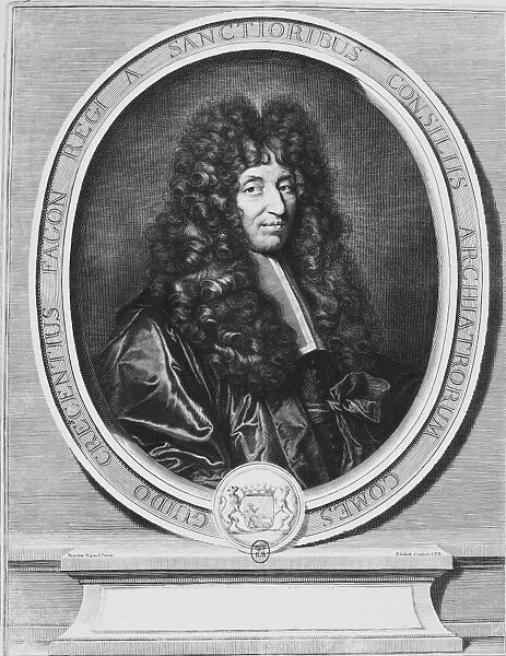 (1638-1718). French physician and botanist, personal doctor to Louis XIV of France. Line engraving