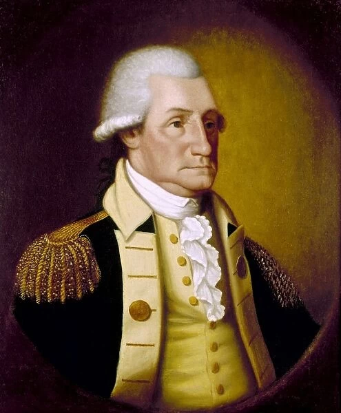 (1732-1799). First President of the United States. Painting by Edward Savage, 1790