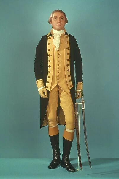 (1732-1799). Uniform worn by George Washington when he resigned his commission in 1783