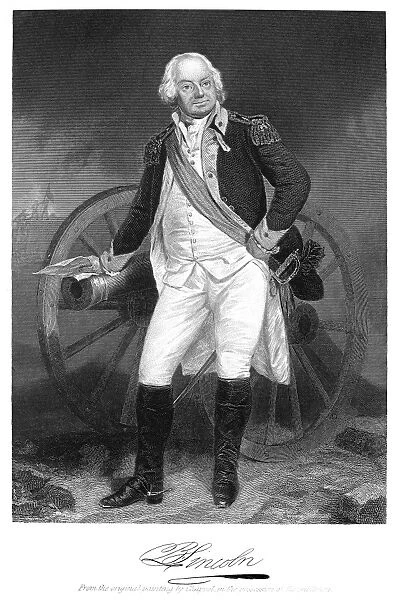 (1733-1810). American Revolutionary soldier. Steel engraving, 1862