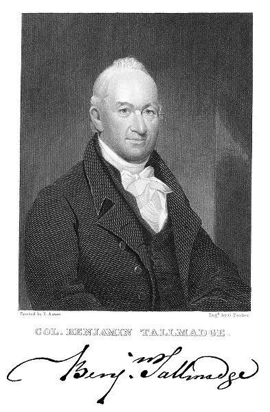 (1754-1835). American Revolutionary soldier and head of George Washingtons spy ring. Stipple engraving, 19th century