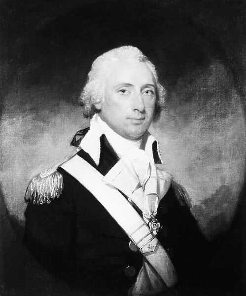 (1755-1816). American Revolution War officer and politician. Oil on canvas by Gilbert Stuart, c1794
