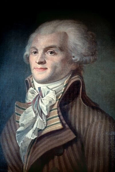 (1758-1794). French revolutionist. Contemporary painting by an unknown artist