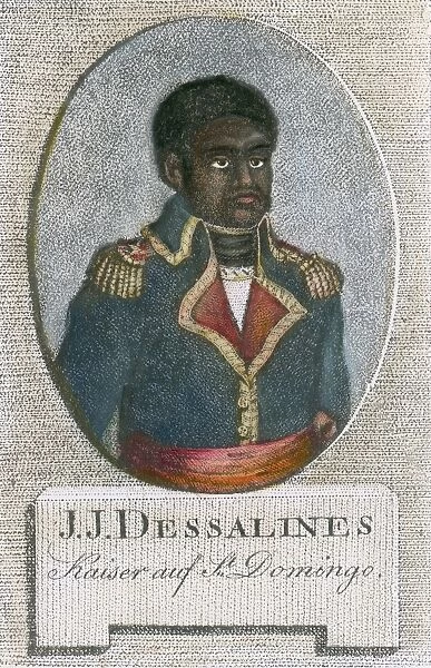 (1758?-1806). Haitian ruler. German engraving, 1805